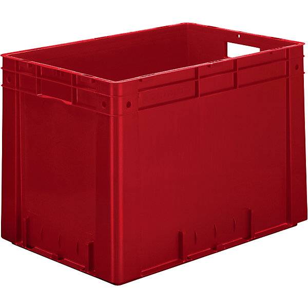 Schwerlast-Euro-Behälter Polypropylen Volumen 80 l LxBxH 600 x 400 x 420 mm Wände geschlossen Boden-0