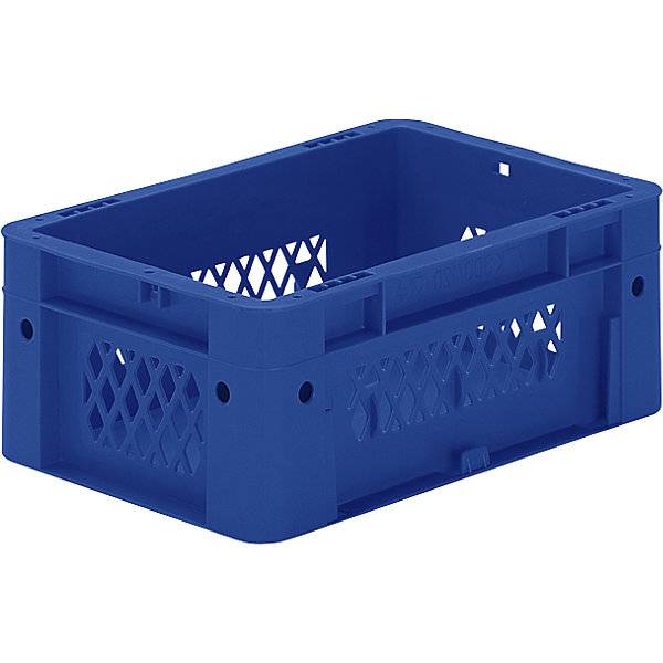 Schwerlast-Euro-Behälter Polypropylen Volumen 41 l LxBxH 300 x 200 x 120 mm Wände durchbrochen Boden-0