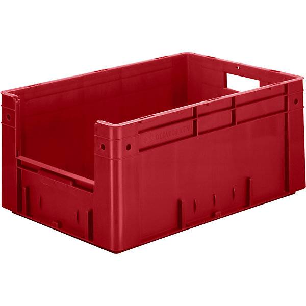 Euro-Stapelbehälter mit Eingriff Volumen 50 l LxBxH 600 x 400 x 270 mm VE 2 Stk rot. ING. Alfred Haener GmbH |