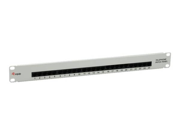 Digital Data Communications Pro ISDN - Patch Panel - CAT 3 - RJ-45 X 25 - Hellgr
