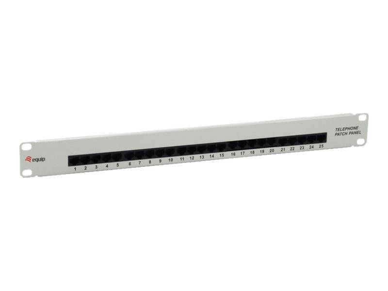 Digital Data Communications Pro ISDN - Patch Panel - CAT 3 - RJ-45 X 25 - Hellgr-0