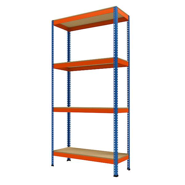 Großfach-Schwerlastregal Höhe 2438 mm Gesamttiefe 468 mm Breite 1231 mm. Racktec GmbH 92977449-0