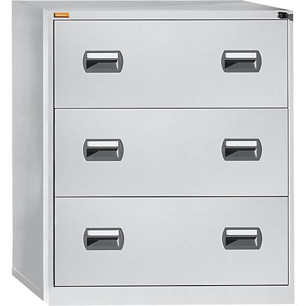 Hängeregistraturschrank 2-bahnig 3 Schübe lichtgrau. TAKKT Industrial & Packaging GmbH 94035949-1
