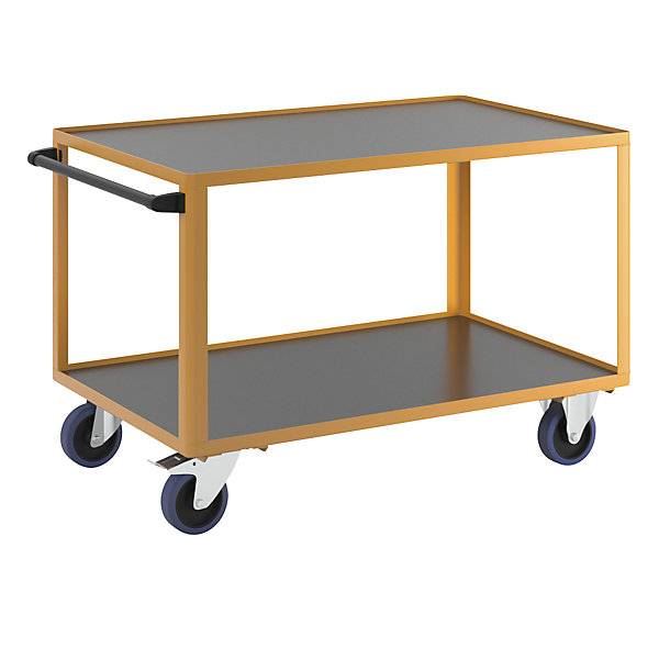 Profi-Montagewagen mit anklickbarem Schiebegriff LxB 1350 x 800 mm Tragfähigkeit 350 kg. TAKKT Industrial &-0