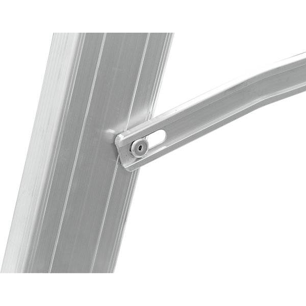 Alu-Mehrzweckleiter Industrieausführung 3 x 8 Sprossen max. Arbeitshöhe 635 m. Hymer Leichtmetallbau | GmbH &-1