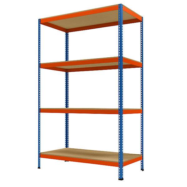 Großfach-Schwerlastregal Höhe 2438 mm Gesamttiefe 773 mm Breite 1536 mm. Racktec GmbH 92978749-0