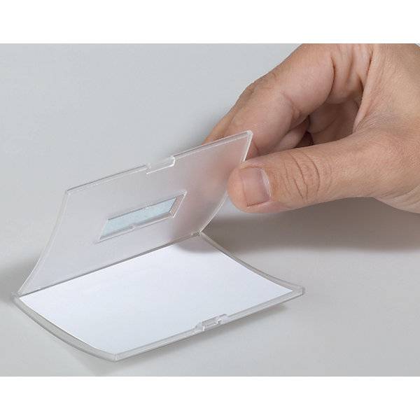 CLICK FOLD Namensschild mit Magnethalter VE 20 Stk HxB 40 x 75 mm. Durable | Hunke & Jochheim GmbH & CO. KG-2