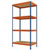 Großfach-Schwerlastregal Höhe 2438 mm Gesamttiefe 773 mm Breite 1231 mm. Racktec GmbH 92978549