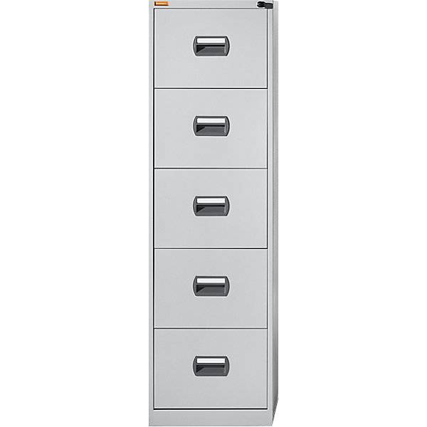 Hängeregistraturschrank 1-bahnig 5 Schübe lichtgrau. TAKKT Industrial & Packaging GmbH 94035849-1