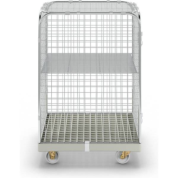 Rollbehälter SAFE HxBxT 1200 x 720 x 810 mm Rollplatte grau. ESB Engineering System Bau GmbH 96863149-2