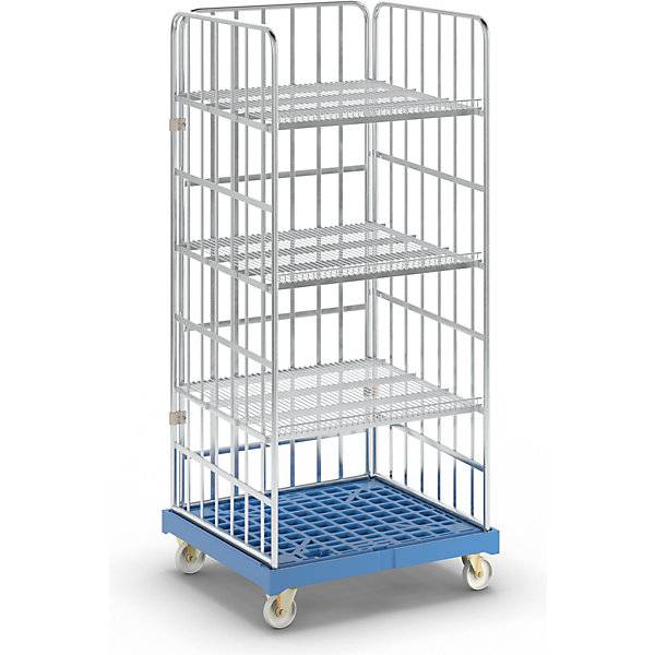 Rollregal Kunststoff-Rollplatte Platte hellblau. ESB Engineering System Bau GmbH 96865849-0