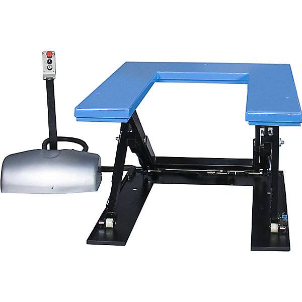 Flachform-Hubtisch U-Plattform Tragfähigkeit 1000 kg Betriebsspannung 400 V. Gesutra GmbH 96879349
