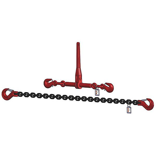 Zurrkettensystem zweiteilig Gliederstärke 6 mm. FS-Hebetechnik GmbH 96886349-0