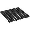 Kunststoff-Bodenrost Polyethylen 500 x 500 mm Standard VE 20 Stk schwarz. Clippy GmbH 96961149