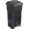 Treteimer HERA Volumen 60 l BxHxT 390 x 690 x 390 mm schwarz. Rothopro GmbH | . 94464349