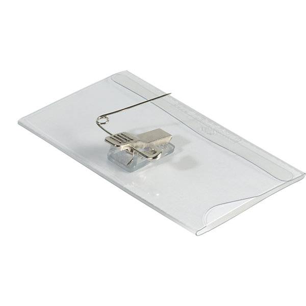 Namensschilder mit Kombiklemme HxB 40 x 75 mm VE 100 Stk. Durable | Hunke & Jochheim GmbH & CO. KG 94470949-2