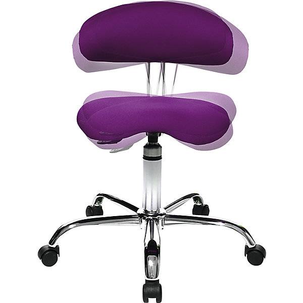 Hocker SITNESS 40 3-dimensional beweglich lila. Topstar GmbH 97009149-1