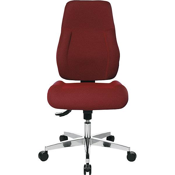 Operator-Drehstuhl Gestell Aluminium Polster-Rückenlehne Bezug rot. Topstar GmbH 97077549