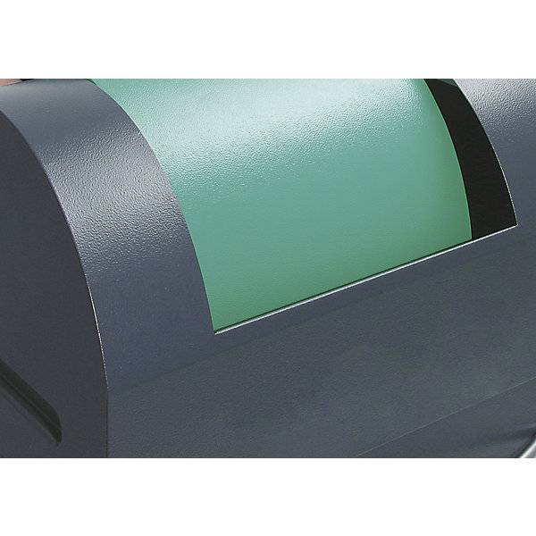 Wertstoffsammler flammverlöschend BxT 380 x 320 mm Volumen 45 l Einwurf feuerrot. Stumpf Metall GmbH 98487149-2