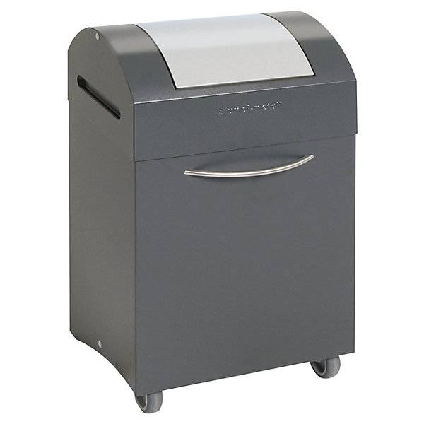 Wertstoffsammler flammverlöschend BxT 380 x 320 mm Volumen 45 l Einwurf lichtgrau. Stumpf Metall GmbH