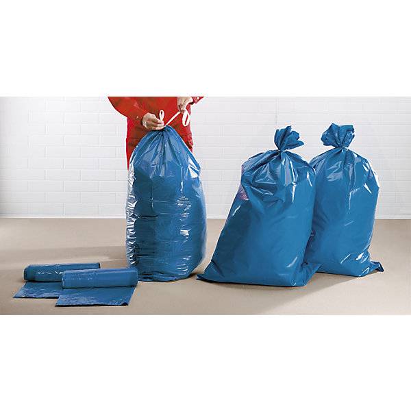 Schwermüllsäcke LDPE 120 l BxH 700 x 1100 mm Materialstärke 200 µm blau VE 100 Stk. Emil Deiss KG (GmbH +-1