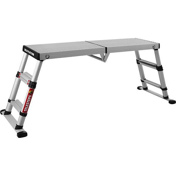 Teleskop-Arbeitsplattform Plattform 1365 x 410 mm höhenverstellbar bis 880 mm. Hultafors Group AB 98546449-3