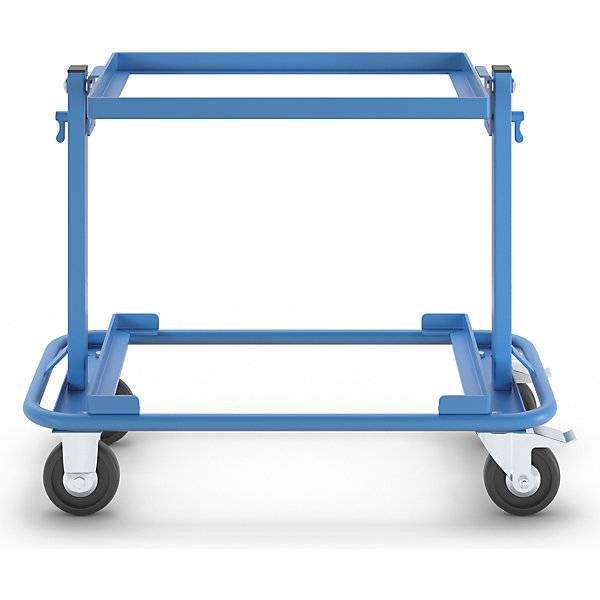 Kommissionierwagen mit 2 Etagen Tragfähigkeit 150 kg blau. TAKKT Industrial & Packaging GmbH 98588149-3
