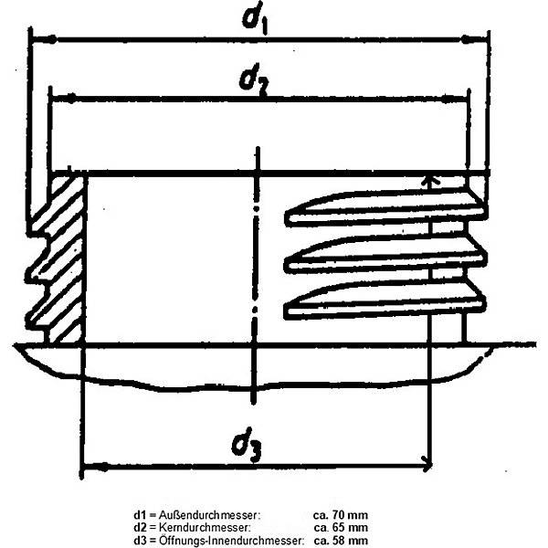 Polyethylen-Kanister Volumen 60 l LxBxH 395 x 350 x 645 mm natur ab 5 Stück. Heinz Gero Duhme GmbH 98704649-2
