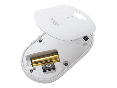 Logitech Pebble M350 Maus Bluetooth®, Funk Optisch Weiß 3 Tasten 1000 dpi Geräuscharme Tasten-2
