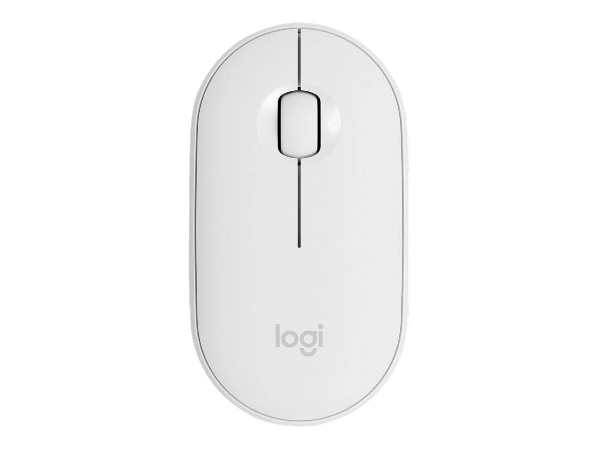 Logitech Pebble M350 Maus Bluetooth®, Funk Optisch Weiß 3 Tasten 1000 dpi Geräuscharme Tasten-3