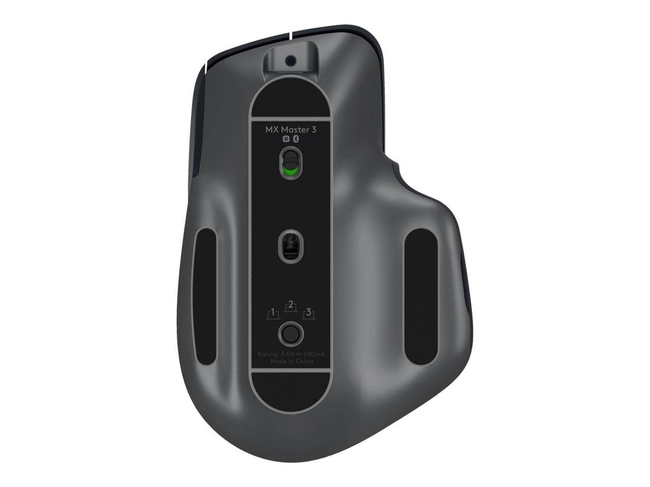 Logitech MX Master 3 Advanced Ergonomische Maus Bluetooth®, Funk Laser Graphit 7 Tasten 4000 dpi Wiederaufladbar, Intell-4