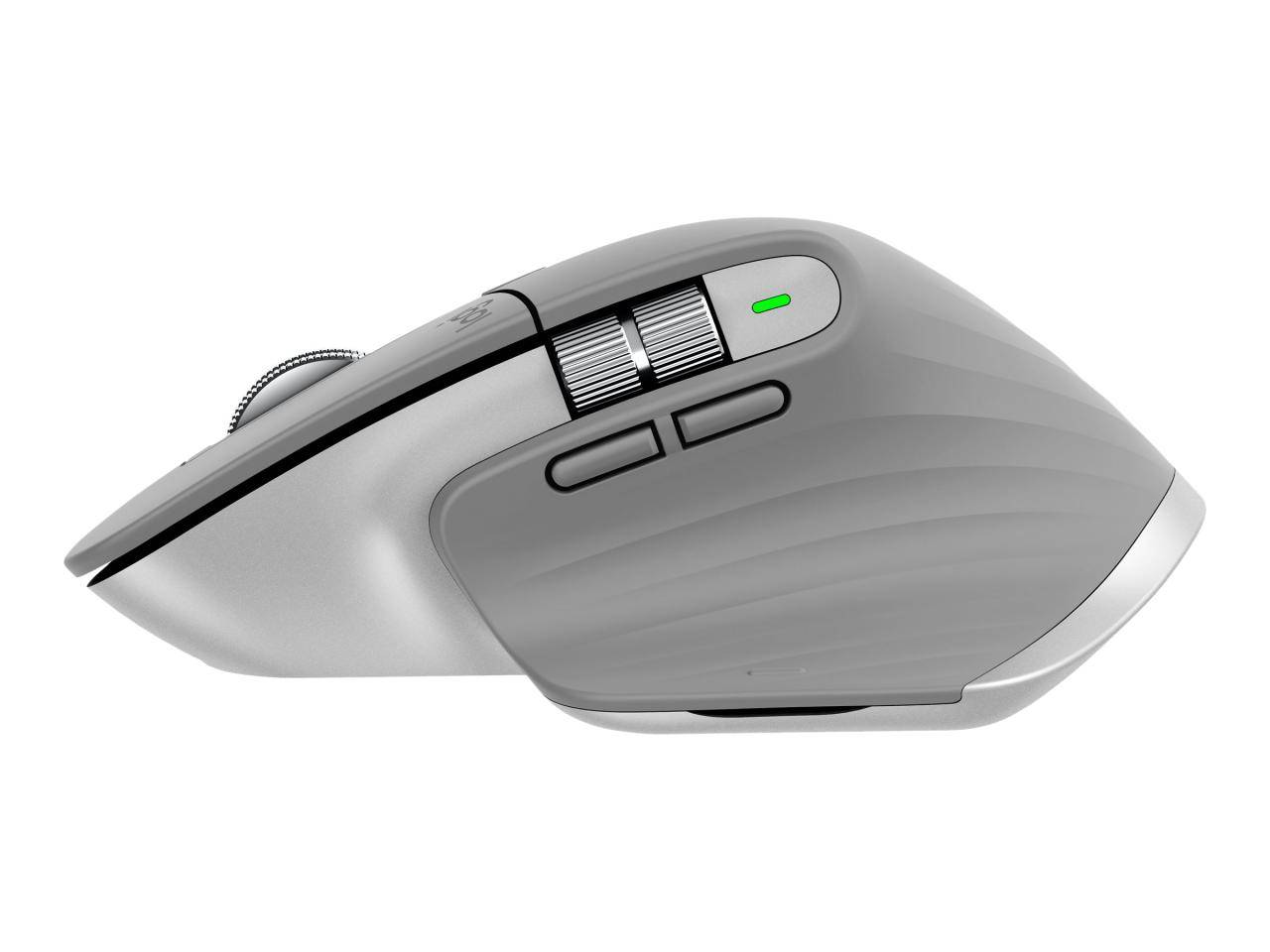 Logitech MX Master 3 Advanced Ergonomische Maus Bluetooth®, Funk Laser Grau 7 Tasten 4000 dpi Ergonomisch, Wiederaufladb-1