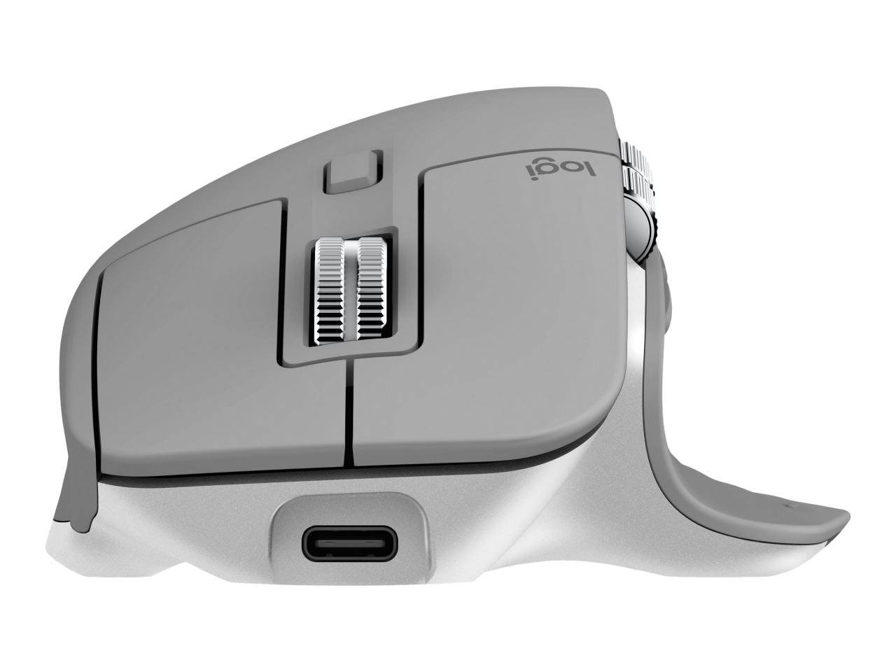 Logitech MX Master 3 Advanced Ergonomische Maus Bluetooth®, Funk Laser Grau 7 Tasten 4000 dpi Ergonomisch, Wiederaufladb-4