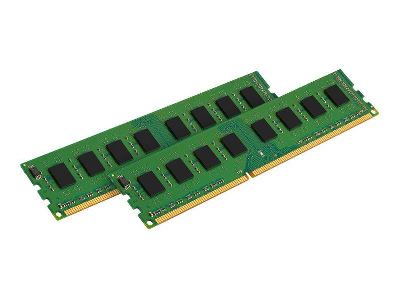 Kingston ValueRAM - DDR3 - kit - 8 GB: 2 x 4 GB - DIMM 240-PIN - 1600 MHz / PC3-12800-3