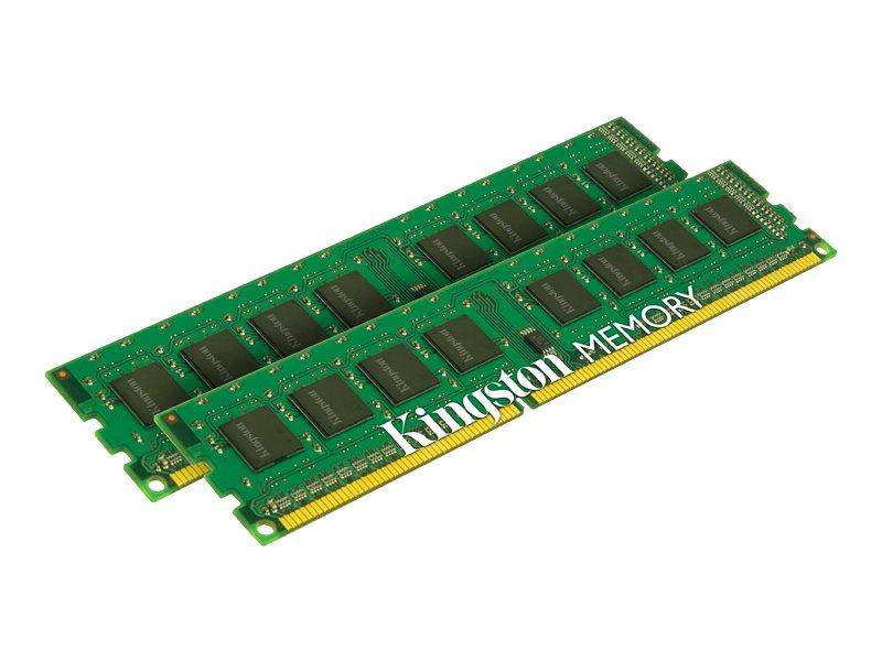 Kingston ValueRAM - DDR3 - kit - 8 GB: 2 x 4 GB - DIMM 240-PIN - 1600 MHz / PC3-12800-4