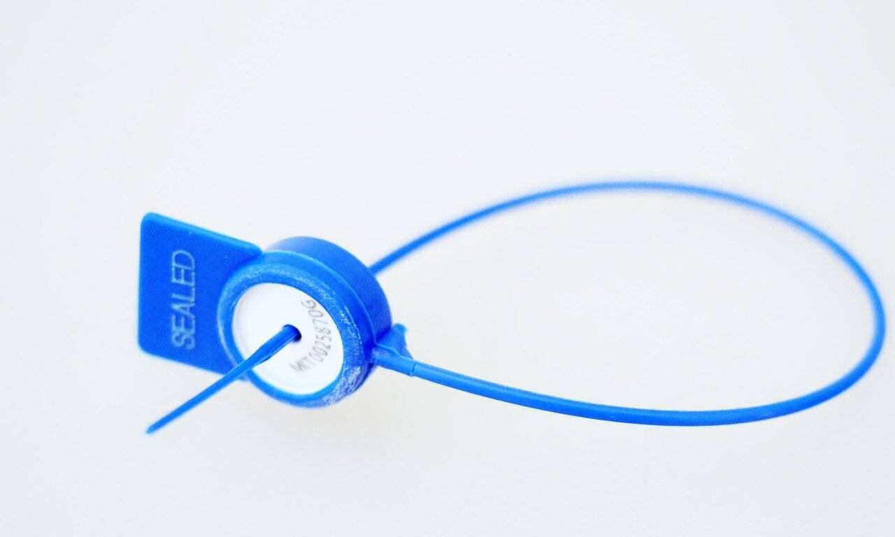Durchziehplombe Micro-Seal blau-1