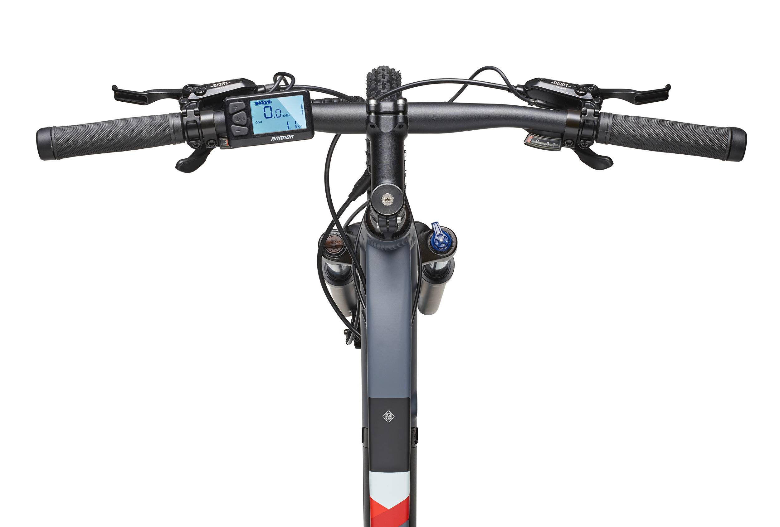Telefunken E-Bike M922 mit 24 Gang Shimano Acera Kettenschaltung, Mountainbike - Hinterradmotor 250W / 36V Li-Ion Akku-3