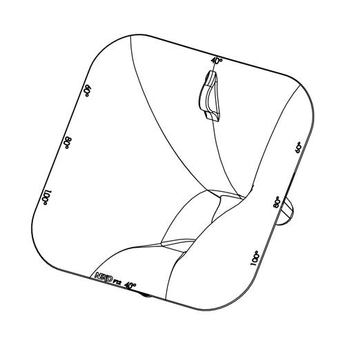 NEXO PNU-P12FLGPS - Horn-Abstrahlungsadapter PS für P12 Lautsprechersysteme-0