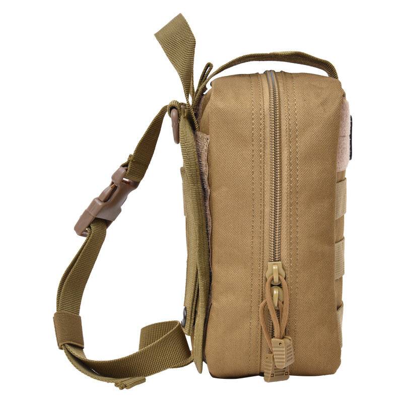 Military IFAK1 Trauma Kit Erste Hilfe inkl. handlicher Tasche Outdoor braun (8 teilig)-2