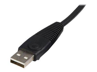 StarTech.com KVM Kabel USB VGA für KVM Switch 1,8m - Kabelsatz für KVM Umschalter 2x USB A/B Stecker 2x VGA Stecker--1