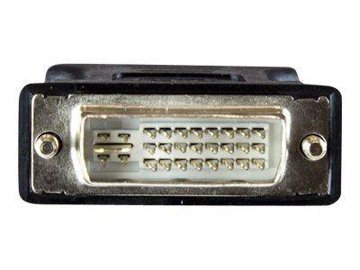 StarTech.com DVI auf VGA Adapter - St/Bu - Schwarz - DVI zu VGA Konverter / Monitoradapter - VGA-Adapter - DVI-I (M)-2