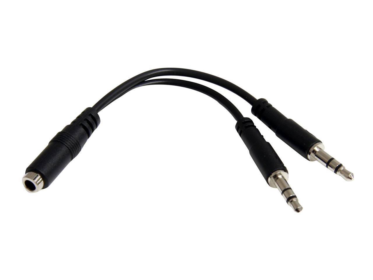 StarTech.com 3,5mm Audio Klinke Y Kabel - Headset-0