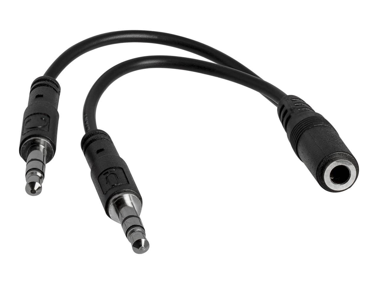 StarTech.com 3,5mm Audio Klinke Y Kabel - Headset-4