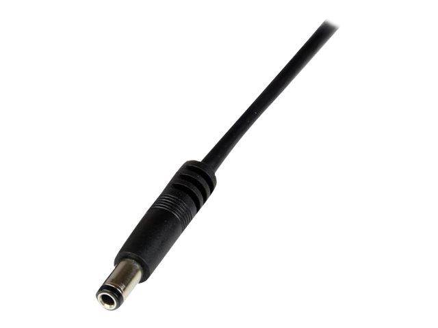 StarTech.com USB 2.0 auf Hohlstecker Typ N Kabel - USB A DC 5V 5,5mm Stecker Stromkabel Stecker 1m - Stromkabel - USB-4