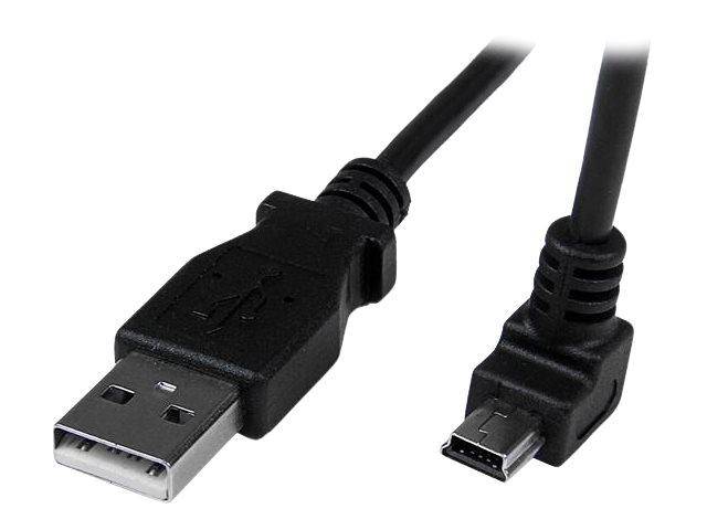 StarTech.com 2m USB auf Mini USB Anschlusskabel abgewinkelt - USB A zu Mini B Ka-0