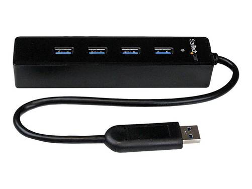 StarTech.com Startech 4 Port USB 3.0 SuperSpeed Hub - Schwarz