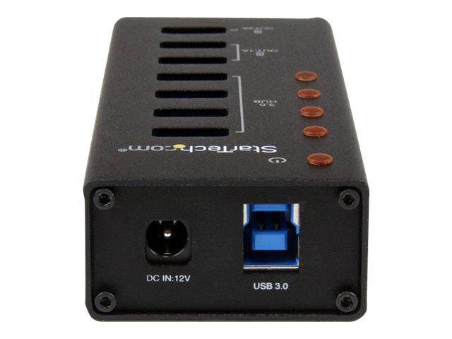 StarTech.com 4 Port USB 3.0 Hub plus 3 Ladeanschlüsse (2x 1A & 1x 2A)-2