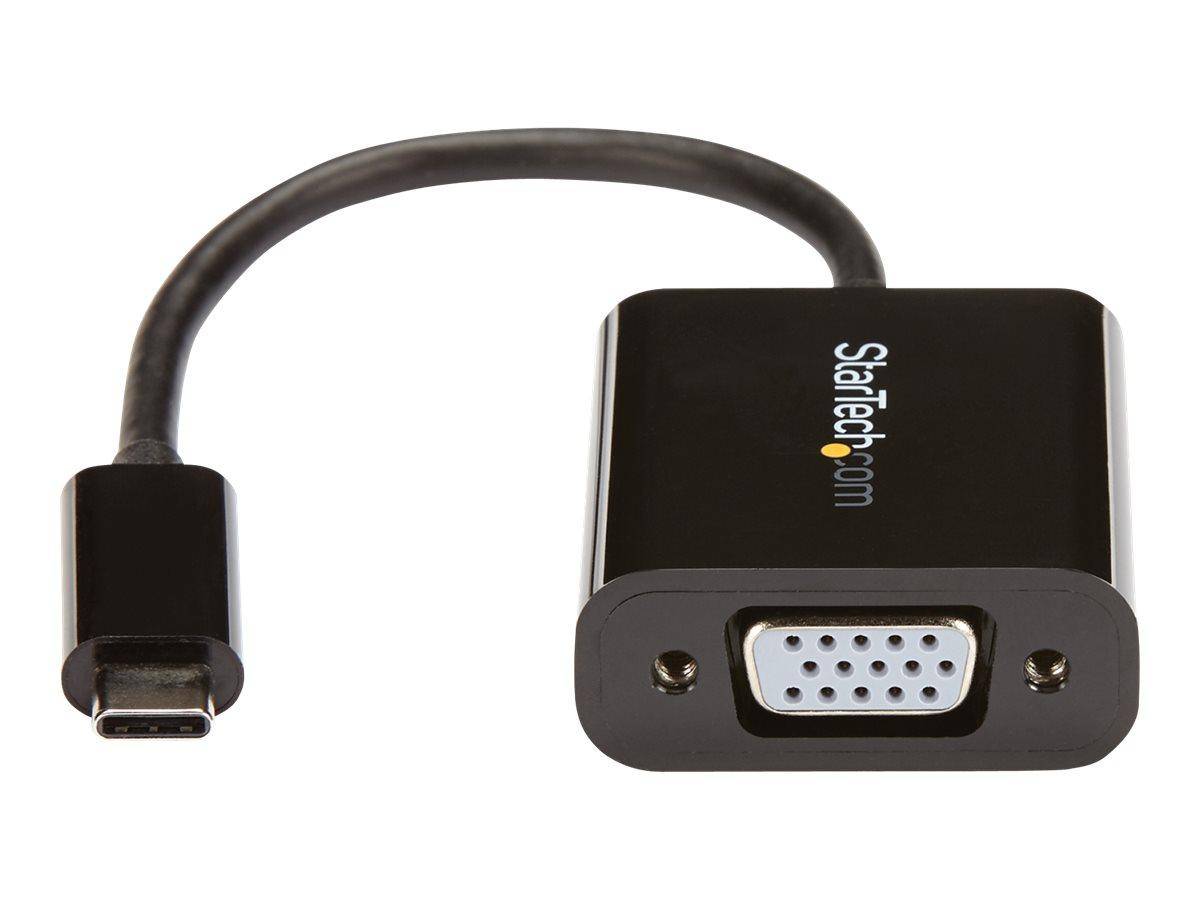 StarTech.com StarTech USB-C to VGA Adapter - Black - 1080p - Video Converter For Your MacBook Pro - USB C to VGA-4