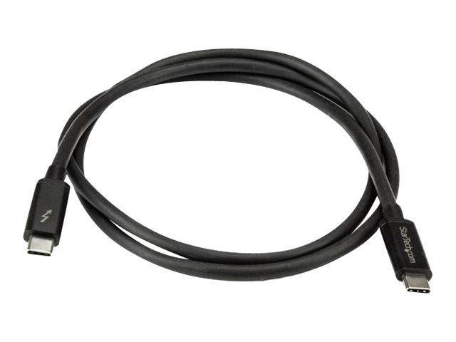 StarTech.com StarTech 1m (3.3ft) Thunderbolt 3 Cable, 20Gbps, 100W PD, 4K Video, Thunderbolt-Certified, Compatible w/-0