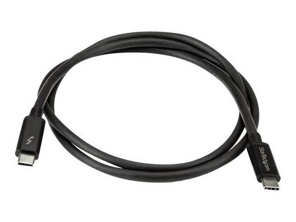 StarTech.com StarTech 1m (3.3ft) Thunderbolt 3 Cable, 20Gbps, 100W PD, 4K Video, Thunderbolt-Certified, Compatible w/